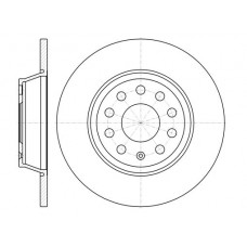 Δισκόπλακες VW GOLF 2004 - 2008 ( Mk5 ) WOKING D6973.00