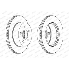 Δισκόπλακες JEEP CHEROKEE 1984 - 1992 ( XJ ) FERODO DDF1525