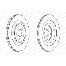 Δισκόπλακες AUDI A4 2008 - 2011 ( 8K ) FERODO DDF1667C