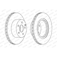 Δισκόπλακες MERCEDES C CLASS 2007 - 2011 ( W204 ) FERODO DDF1688C