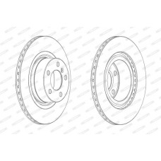 Δισκόπλακες BMW X3 2011 - 2014 ( F25 ) FERODO DDF2038C