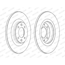 Δισκόπλακες PEUGEOT 308 2008 - 2012 FERODO DDF2511C