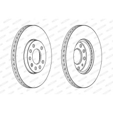 Δισκόπλακες OPEL VECTRA 1996 - 1998 ( B ) FERODO DDF810C