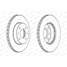 Δισκόπλακες NISSAN ALMERA 1995 - 1998 ( N15 ) FERODO DDF867