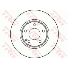 Δισκόπλακες MERCEDES C CLASS 1993 - 1995 ( W202 ) TRW DF2654