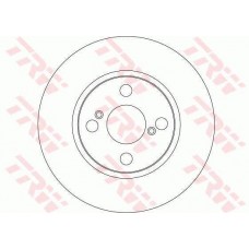 Δισκόπλακες TOYOTA COROLLA 2002 - 2004 ( E120 ) TRW DF4403