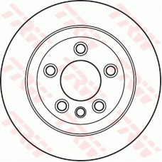Δισκόπλακες VW TOUAREG 2003 - 2007 ( 7L ) TRW DF4487S