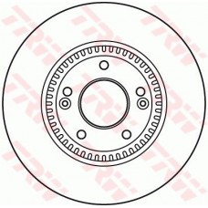 Δισκόπλακες HYUNDAI SONATA 2006 - 2011 ( NF ) TRW DF6108S