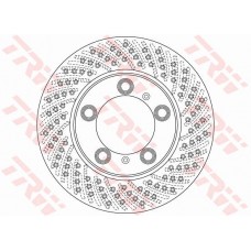 Δισκόπλακες PORSCHE BOXSTER 2005 - 2009 ( 987 ) TRW DF6483S