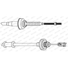 Ντίζα Συμπλέκτη NISSAN MICRA 2000 - 2003 ( K11 ) FERODO FCC424239