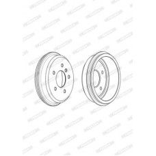 Ταμπούρο MERCEDES A CLASS 2001 - 2004 ( W168 ) FERODO FDR329240