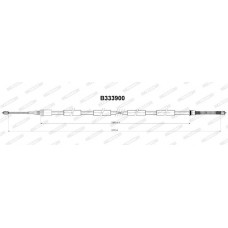 Ντίζες Χειροφρένου PEUGEOT 205 1983 - 1992 ( 741 ) FERODO FHB431128