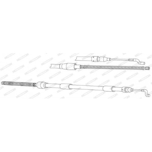 Ντίζες Χειροφρένου FERODO FHB432052