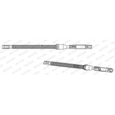 Ντίζες Χειροφρένου OPEL ASTRA 2004 - 2007 ( H ) FERODO FHB432935