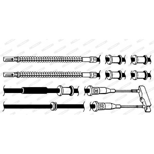 Ντίζες Χειροφρένου FERODO FHB432982