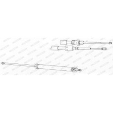 Ντίζες Χειροφρένου PEUGEOT 1007 2005 - 2009 FERODO FHB433030