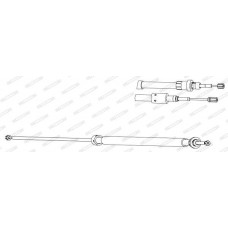 Ντίζες Χειροφρένου CITROEN C3 2002 - 2006 ( FC ) FERODO FHB433042