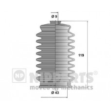 Φισούνα/Στεγανοποίηση TOYOTA STARLET 1990 - 1995 ( EP80/2 ) NIPPARTS J2842005