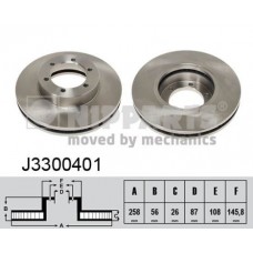 Δισκόπλακες NIPPARTS J3300401