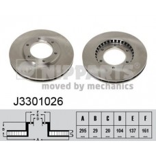Δισκόπλακες NIPPARTS J3301026