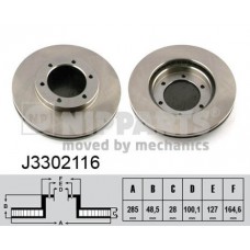 Δισκόπλακες NIPPARTS J3302116