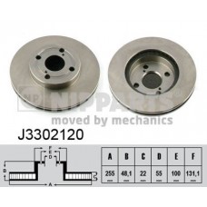 Δισκόπλακες TOYOTA COROLLA 1997 - 1999 ( A111 ) NIPPARTS J3302120