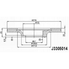 Δισκόπλακες NIPPARTS 0