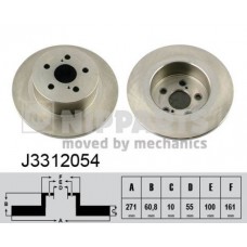 Δισκόπλακες TOYOTA AVENSIS 2000 - 2003 ( T220 ) NIPPARTS J3312054