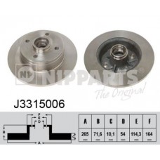 Δισκόπλακες NIPPARTS 0