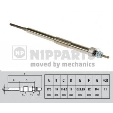 Προθερμαντήρας MITSUBISHI PAJERO 2000 - 2002 NIPPARTS J5715010