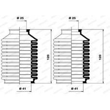 Φισούνα/Στεγανοποίηση VW GOLF 1984 - 1992 ( Mk2 ) MOOG K150024