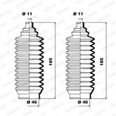 Φισούνα/Στεγανοποίηση MITSUBISHI LANCER 1992 - 1995 ( CB ) MOOG K150055