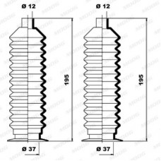 Φισούνα/Στεγανοποίηση MAZDA 121 1987 - 1990 ( DA ) MOOG K150068