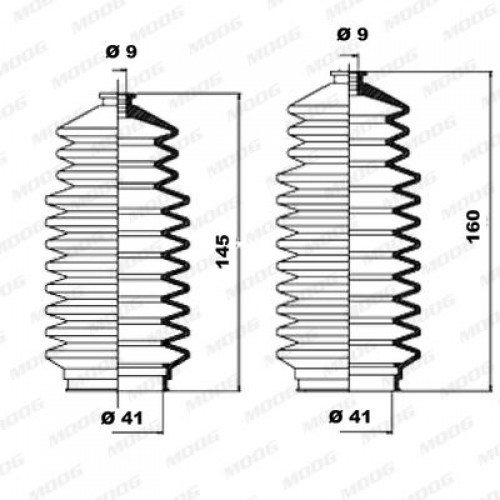 Φισούνα/Στεγανοποίηση NISSAN SUNNY 1991 - 1995 ( N14 ) MOOG K150097