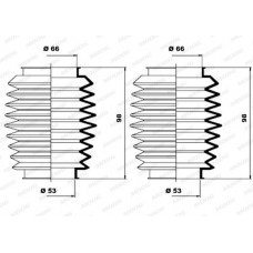 Φισούνα/Στεγανοποίηση ALFA ROMEO 145 1994 - 1999 ( 930 ) MOOG K150137