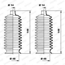 Φισούνα/Στεγανοποίηση TOYOTA COROLLA 1992 - 1997 ( AE100 ) MOOG K150170