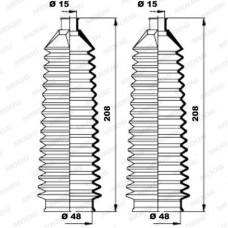 Φισούνα/Στεγανοποίηση HYUNDAI ACCENT 2003 - 2005 ( CG ) ( LC2 ) MOOG K150175