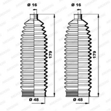 Φισούνα/Στεγανοποίηση VW NEW BETTLE 2005 - 2011 ( 9C1 ) MOOG K150182