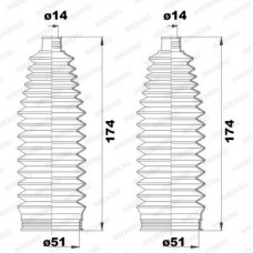 Φισούνα/Στεγανοποίηση TOYOTA YARIS 2003 - 2006 ( XP10 ) MOOG K150215