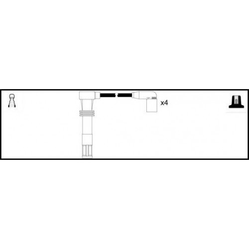 Μπουζοκαλώδιο / Εξαρτήματα Σύνδεσης VW NEW BETTLE 2005 - 2011 ( 9C1 ) LUCAS LUC5063