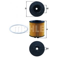 Φίλτρο λαδιού VW GOLF 2004 - 2008 ( Mk5 ) MAHLE 0