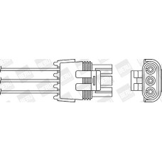 Αισθητήρες Λ (λάμδα) VW TRANSPORTER MULTIVAN 1990 - 2003 ( 53I ) CARAVELLE BERU OZH028