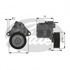 Τεντωτήρας MERCEDES C CLASS 2000 - 2003 ( W203 ) GATES T38415