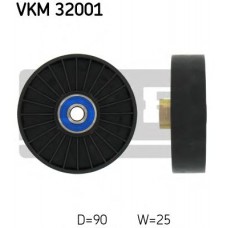 Τροχαλία παρέκκλισης & ενδιάμεσος τροχός FIAT BRAVA 1995 - 2003 ( 182 ) SKF VKM 32001