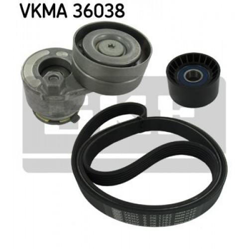 Σετ ιμάντων poly-V MITSUBISHI CARISMA 1996 - 1999 ( DA ) SKF VKMA 36038