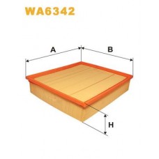 Φίλτρο αέρα MERCEDES SPRINTER 1995 - 2000 ( 901 ) ( 902 ) ( 903 ) WIX FILTERS WA6342