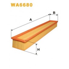 Φίλτρο αέρα MERCEDES C CLASS 2000 - 2003 ( W203 ) WIX FILTERS WA6680