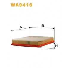 Φίλτρο αέρα FORD KA 1997 - 2008 ( RB ) WIX FILTERS WA9416