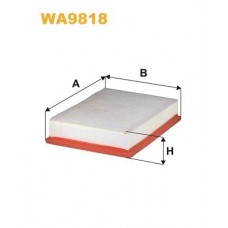 Φίλτρο αέρα TOYOTA AVENSIS 2009 - 2012 ( T270 ) WIX FILTERS 0