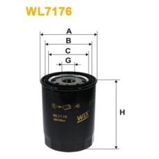 Φίλτρο λαδιού PEUGEOT 406 1996 - 1999 ( 8B ) WIX FILTERS WL7176
